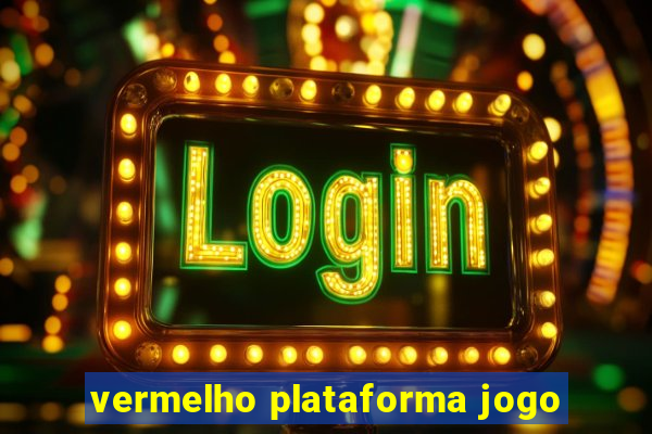 vermelho plataforma jogo